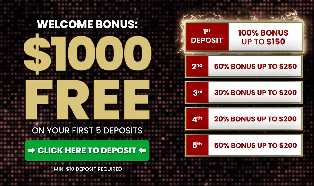 Bonus with C$1000