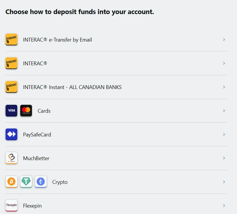Villiento Casino Deposit
